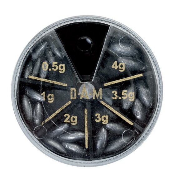 Lead Assortment Olive W.Hole DAM