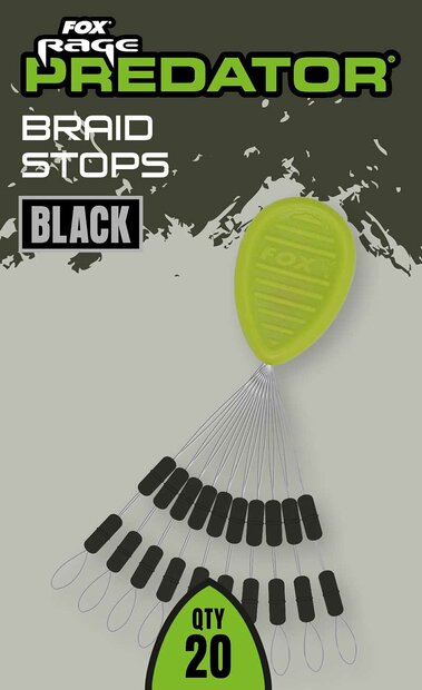 Fox Rage Predator Braid Stops Black