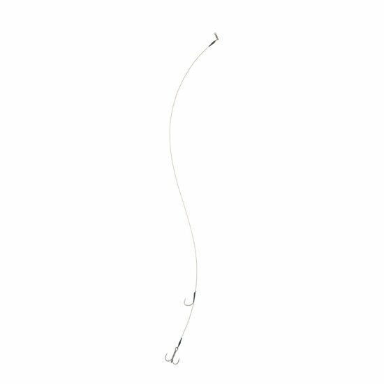 Deadbait Leaders 1x single + treble 50cm 30lb 2pcs Rozemeijer