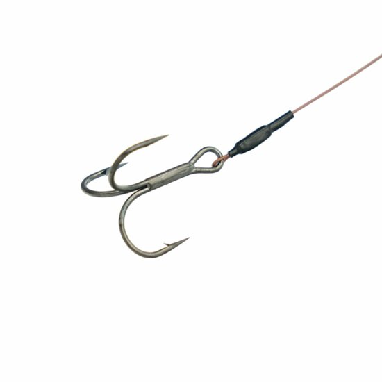 Deadbait Leaders 2x treble 50cm 30lb 2pcs Rozemeijer