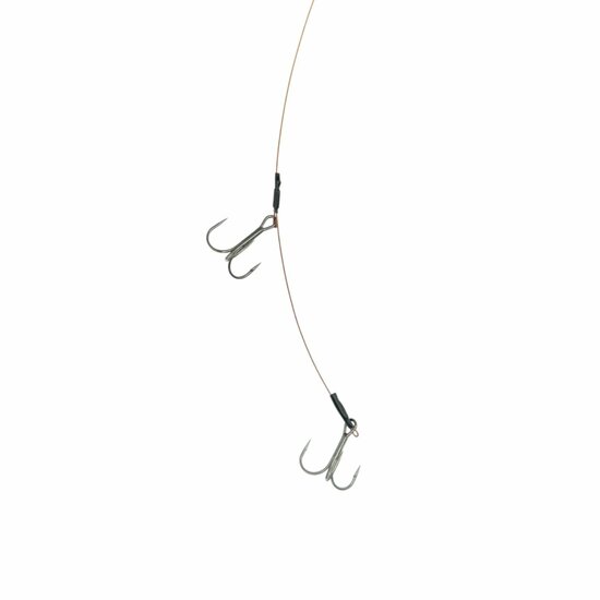 Deadbait Leaders 2x treble 50cm 30lb 2pcs Rozemeijer