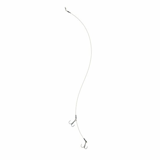 Deadbait Leaders 2x treble 50cm 30lb 2pcs Rozemeijer
