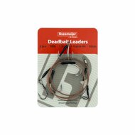 Deadbait Leaders 1x single +  treble 50cm 30lb 2pcs Rozemeijer