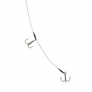 Deadbait Leaders 2x treble 50cm 30lb 2pcs Rozemeijer